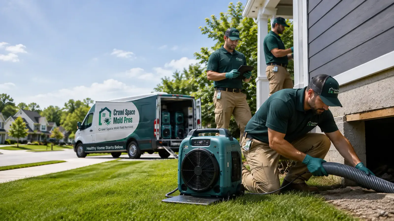 Crawl Space Mold Removal in Gilboa, WV